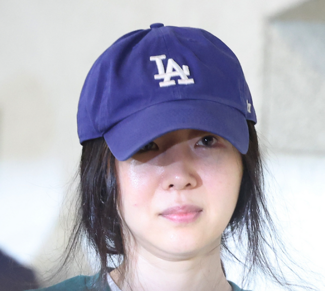 민희진 어도어 대표가&nbsp;25일 오후 서울 서초구 서초동의&nbsp;한국컨퍼런스에서 열린 ‘경영권 탈취 사태’ 관련 기자회견에 참석하고 있다. 사진=한윤종 기자