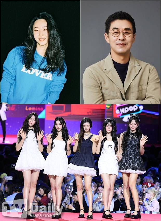 민희진 대표, 박지원 CEO, 뉴진스