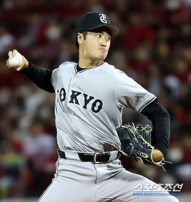 요미우리 우완 루키 니시다테. 10경기 평균자책점 '0'이다. 사진캡처=요미우리 자이언츠 SNS