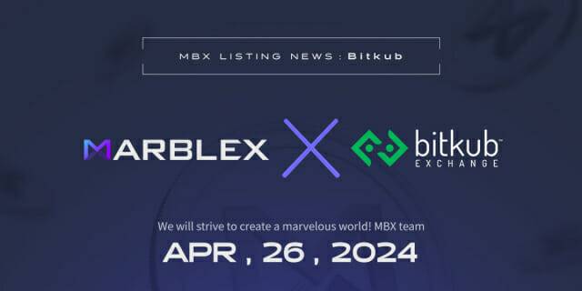 넷마블 마브렉스(MARBLEX), 태국가상자산거래소 비트쿱(Bitkub) 상장.