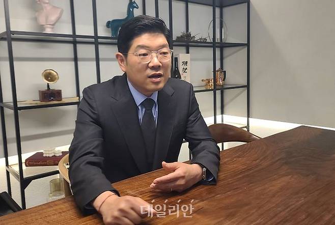첫목회 초대 간사를 맡은 이재영 국민의힘 서울 강동을 조직위원장 ⓒ데일리안