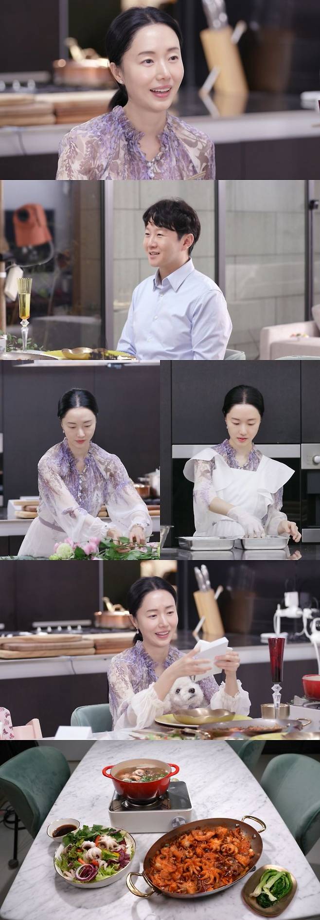 [서울=뉴시스] 26일 오후 8시30분 방송되는 KBS 2TV 예능물 '신상출시 편스토랑'에서는 이정현이 5주년 결혼기념일을 맞아 남편이 좋아하는 쭈꾸미 요리를 만드는 모습이 그려진다. (사진=KBS 2TV '신상출시 편스토랑' 제공) 2024.04.25. photo@newsis.com *재판매 및 DB 금지