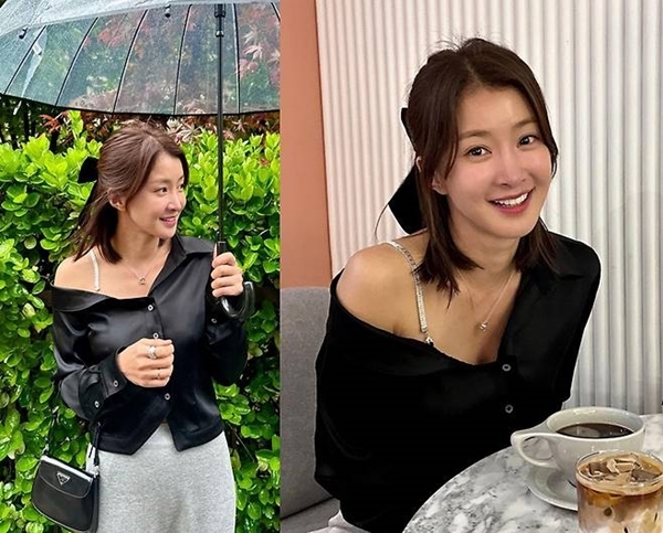 배우 이시영이 28일 자신의 개인 채널에 여유로운 휴식을 즐기는 모습을 공유했다. / 사진 = 이시영 SNS