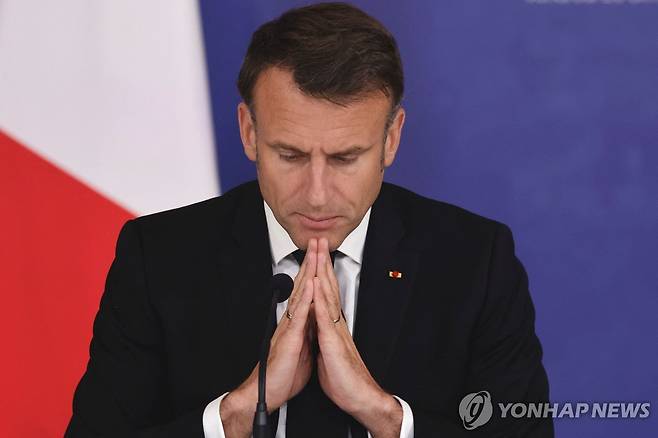 에마뉘엘 마크롱 프랑스 대통령 [AFP 연합뉴스 자료사진 재판매 및 DB 금지]