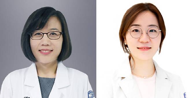 김세연 교수(왼쪽)와 이혜미 진료전문의