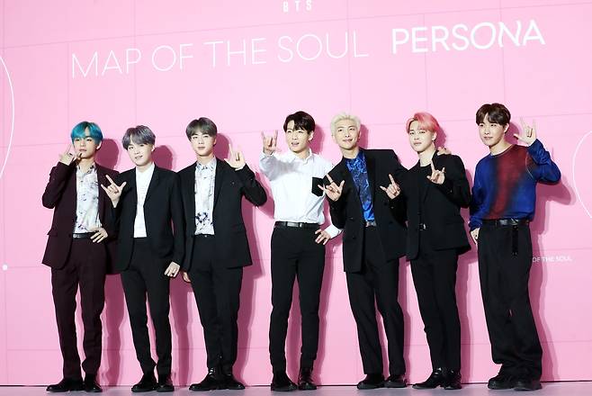 방탄소년단(BTS) 뷔(왼쪽부터), 슈가, 진, 정국, RM, 지민, 제이홉. /뉴스1