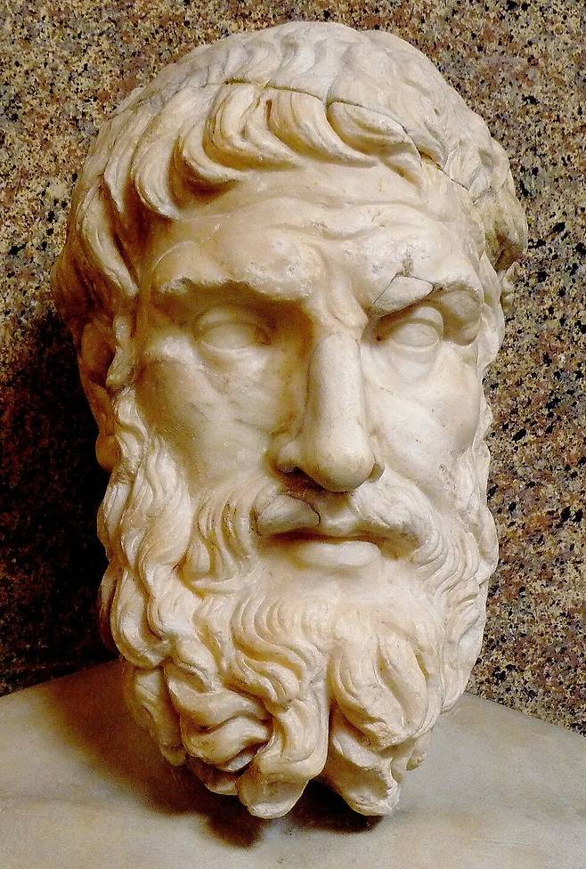 고대 그리스의 ‘쾌락주의자’ 에피쿠로스는 ‘자연스럽고 필수적인 즐거움’에 머물도록 충고한다. 위키미디어