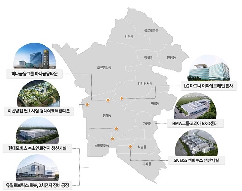 < 인천 서구 주요 개발현황 / 출처 : 부동산인포 >