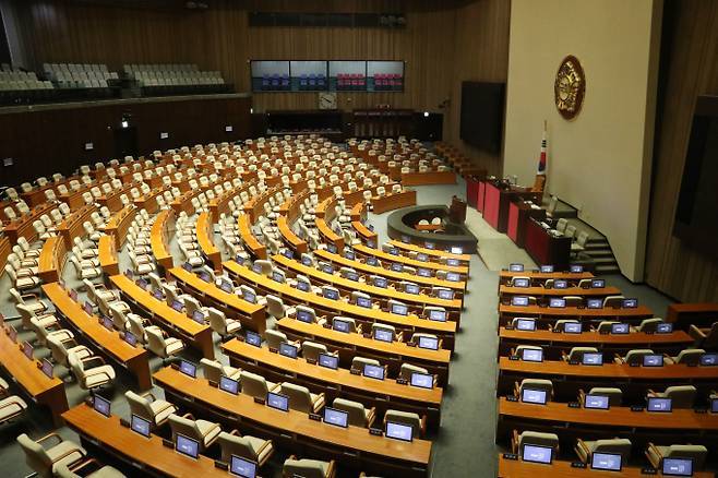 서울 여의도 국회 본희의장 전경. / 사진=뉴스1