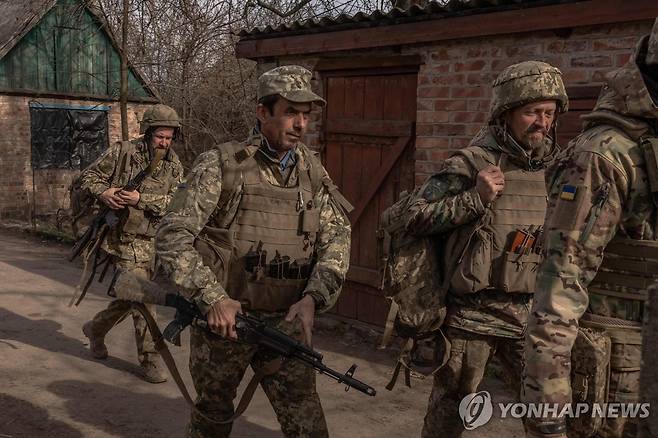 우크라이나 군인들 [AFP 연합뉴스 자료사진. 재판매 및 DB 금지]