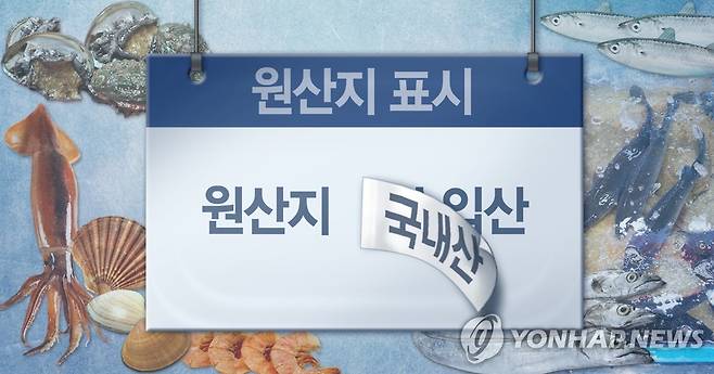 생선·어패류 원산지 표시 위반 (PG) [최자윤 제작] 사진합성·일러스트