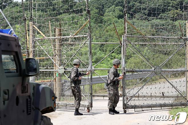 개방하는 파주 ‘DMZ 평화의 길’ 코스.2019.8.9/뉴스1 ⓒ News1