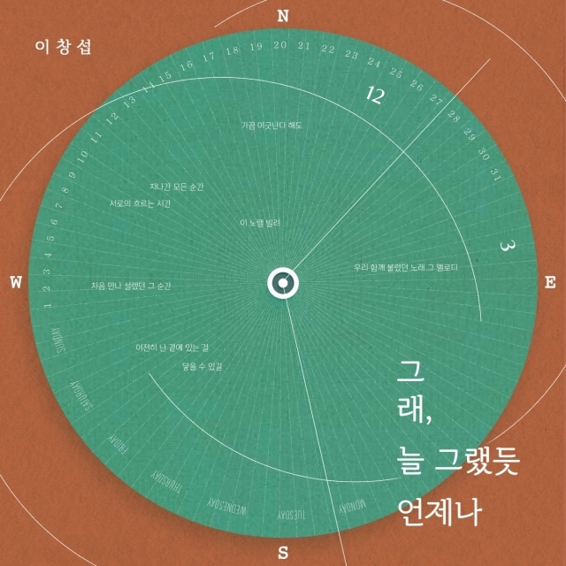 그룹 비투비 겸 뮤지컬 배우 이창섭 새 디지털 싱글 '그래, 늘 그랬듯 언제나' 앨범 커버. / 판타지오
