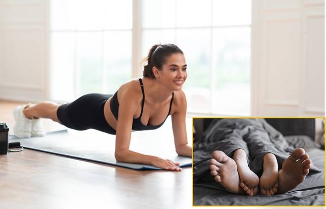 근력을 기르면서도 성생활에 도움을 줄 수 있는 운동은 뭐가 있을까. 매일 플랭크를 하면 침대에서도 만족할만 한 효과를 얻을 수 있다 [사진=게티이미지뱅크]