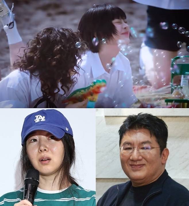 민희진 어도어 대표와 하이브의 갈등이 격화되는 가운데, 뉴진스가 선공개한&nbsp;’Bubble Gum‘ 뮤직비디오가 공개 4일만에 1800만 조회수를 돌파하며 화제를 모으고 있다.&nbsp;’Bubble Gum‘ 뮤직비디오·연합뉴스