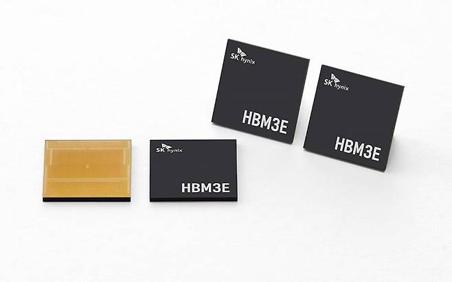 SK하이닉스의 5세대 고대역폭메모리 'HBM3E' /SK하이닉스