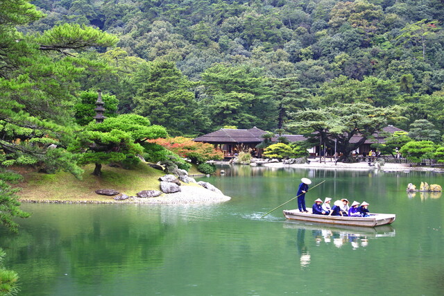 일본 다카마츠현 리츠린 공원. 지에스샵 제공