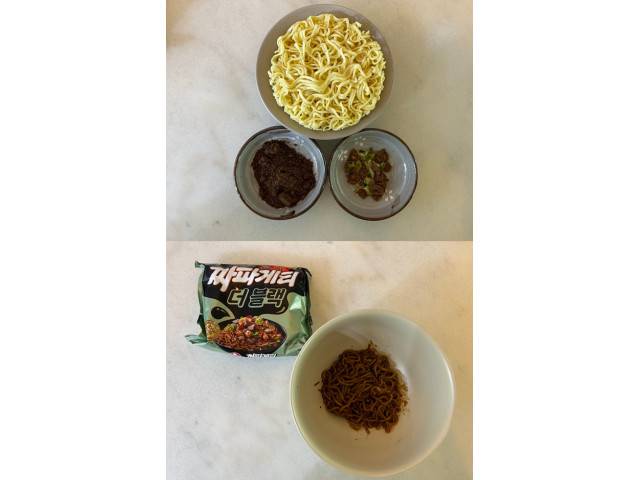 짜파게티 더 블랙/사진=김아름 기자 armijjang@