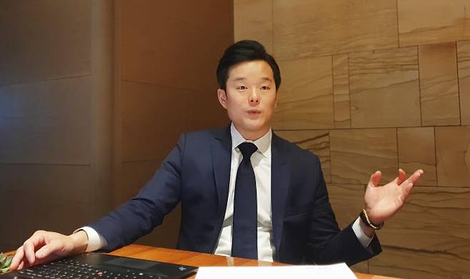 에드먼드 킴 온캡 뉴욕사무소 투자 부문 매니징디렉터가 한국 시장에 공들이는 이유를 설명하고 있다. (사진=이데일리)