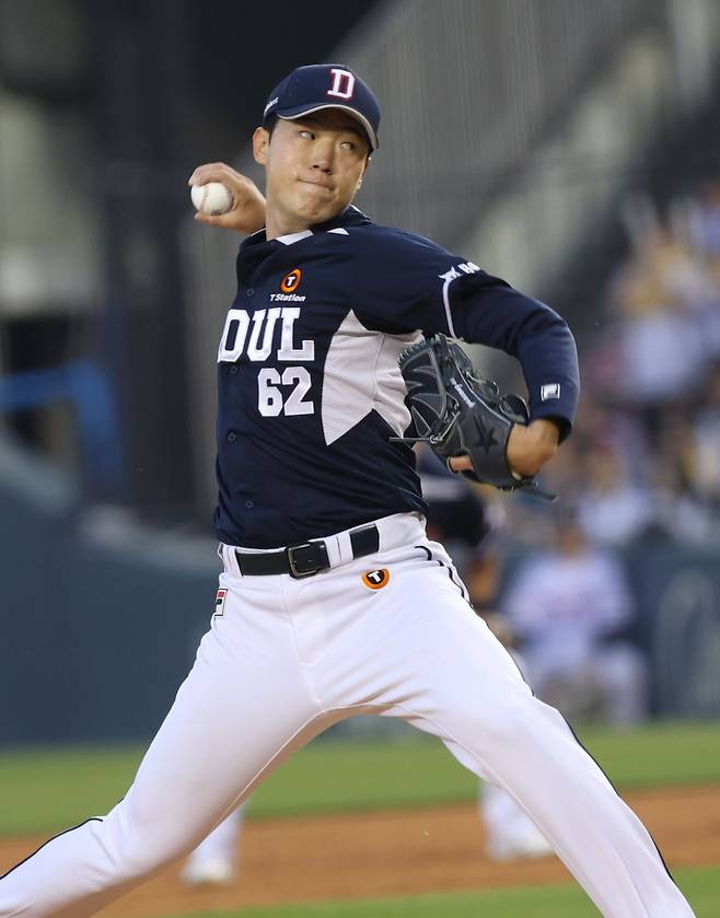 두산 베어스 김유성. 사진=두산 베어스 제공