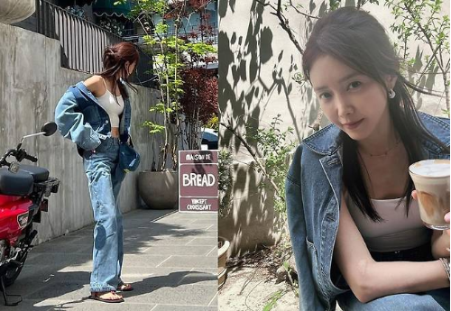 최근 팬들과 활발한 소통을 이어가고 있는 가수 겸 배우 채정안이 자신의 개인 채널을 통해 새로운 봄 패션을 선보여 눈길을 끌고 있다. 사진=채정안 SNS