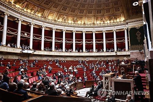 프랑스 하원. [EPA 연합뉴스 자료사진 재판매 및 DB 금지]