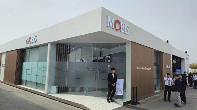 현대모비스의 프라이빗 부스 전경/사진=한국자동차기자협회