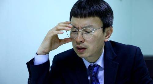 연합뉴스와 인터뷰 중인 조윤환 대표 [이건희 촬영]