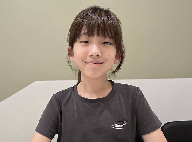 '아기기후소송' 청구인 한제아(12)양 [촬영 최원정]