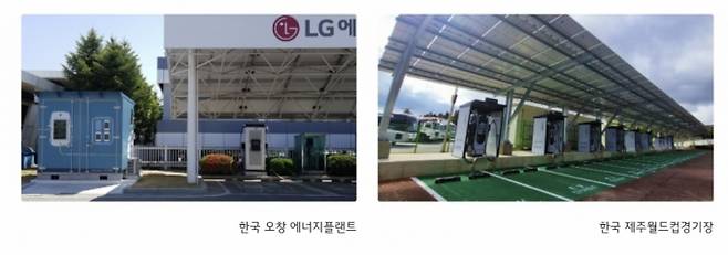 LG에너지솔루션의 사용 후 배터리 활용 전기차 충전소