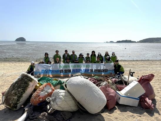 코오롱ENP, 해양 생태계 보호를 위한 정화 활동 실시 [코오롱ENP 제공. 재판매 및 DB 금지]