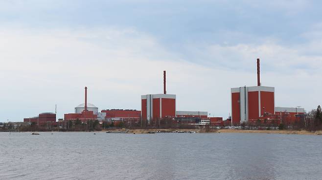 핀란드 에우라요키시 올킬루오토섬에 위치한 올킬루오토 원전 1, 2, 3호기./에우라요키(핀란드)=홍아름 기자