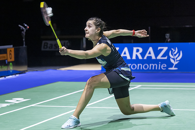 2024 BWF 월드투어 슈퍼 1000시리즈 슈퍼 300시리즈 ‘스위스오픈’ 결승전 카롤리나 마린. 사진=EPA=연합뉴스 제공