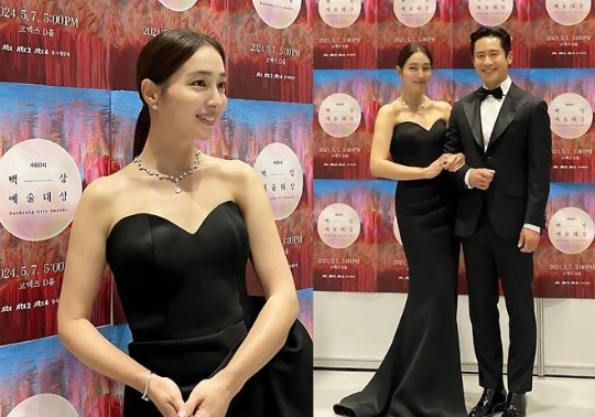 배우 이민정이 7일 백상예술대상 참석 소감을 개인 채널을 통해 밝혔다.사진=이민정 SNS