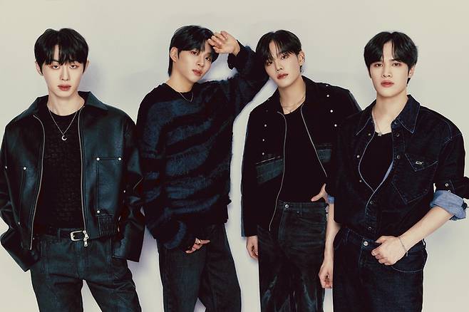 그룹 비디유. 왼쪽부터 새온, 민서, 승훈, 제이. 오르카 뮤직 제공.