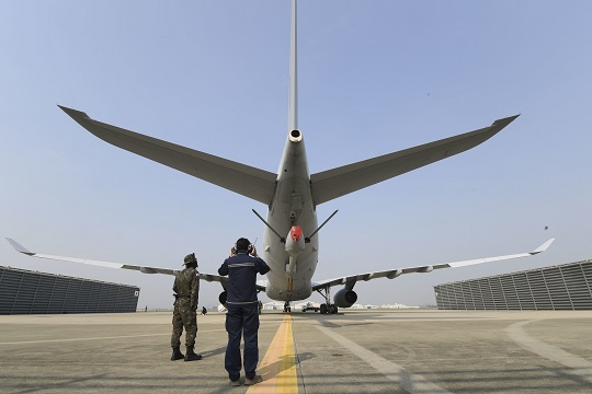 군 최초로 5G 무선망 설치 예정인 공군 제5공중기동비행단(사진출처: 뉴스1)