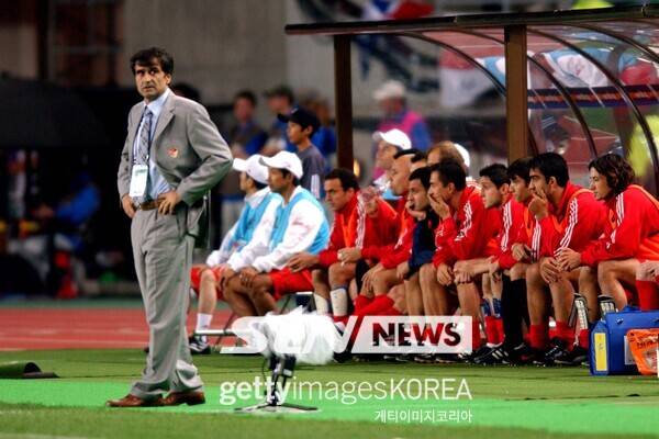 2002 월드컵 터키 대표팀 감독 당시 셰놀 귀네슈 감독. 사진┃게티이미지코리아