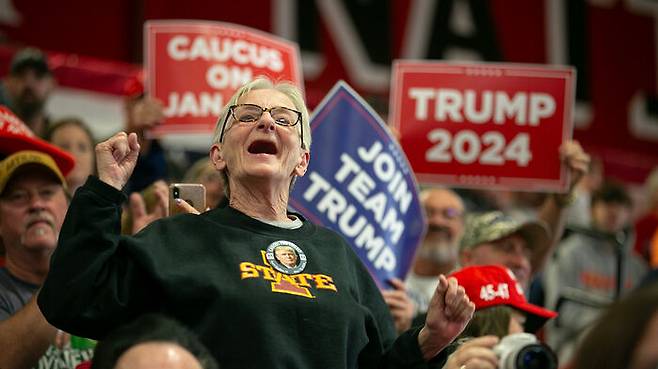 도널드 트럼프 전 미국 대통령 지지자