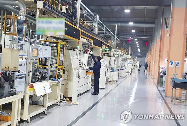 제조업 생산 현장 [연합뉴스 자료사진]