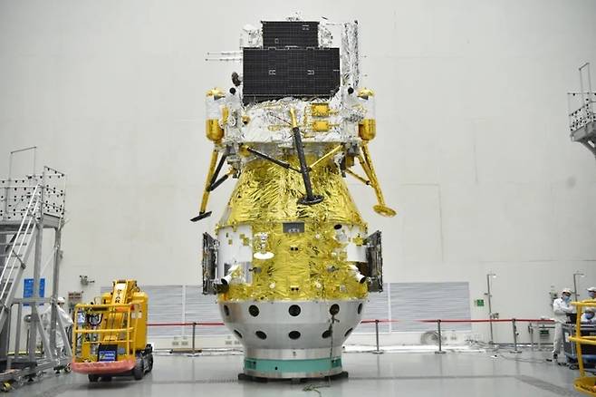 중국의 달 탐사선 '창어-6호'. 사진=중국우주기술연구원(CAST)