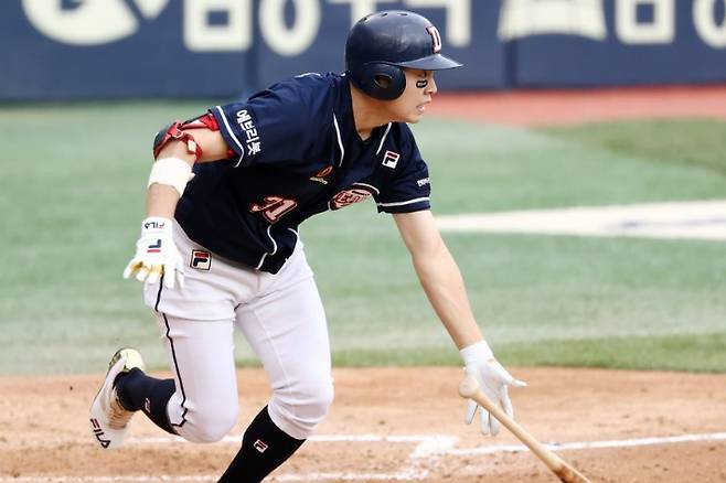 두산 정수빈. 연합뉴스