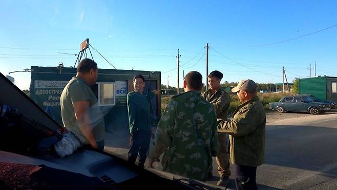 트럭기사님들 중 한국말을 할 줄 아는 기사님이 있다