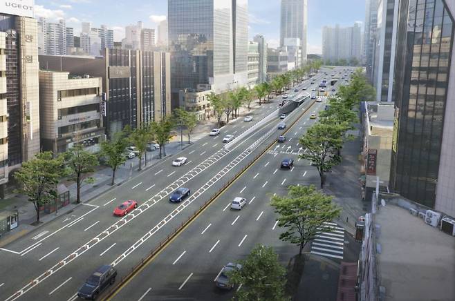 서울시가 지난  9일 동부간선도로 지하화사업 실시계획을 승인했다. 이 사업 대표 주관사인 대우건설은 올해 하반기 착공할 예정이다. 사진은 동부간선도로 지하화 사업 조감도./사진제공=대우건설