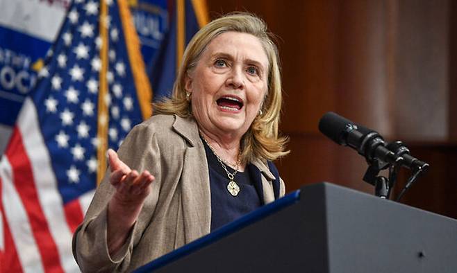힐러리 클린턴 전 미국 국무장관. UPI·연합뉴스