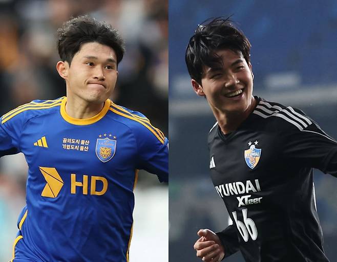 울산 이동경(왼쪽)·설영우. 사진제공 | 한국프로축구연맹