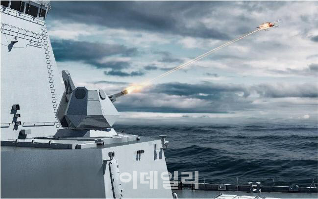 CIWS-Ⅱ의 전방확산탄 (출처=방위사업청)