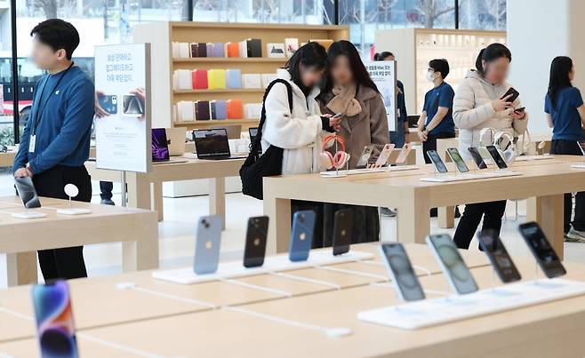 애플스토어 홍대점 매장. /사진=한경DB