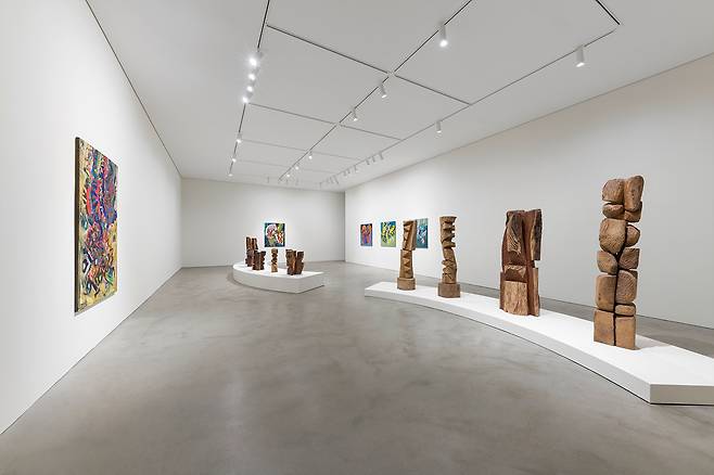 An installation view of "Kim Yun Shin" at Kukje Gallery that ran from March 19 to April 28 (Courtesy of the gallery)