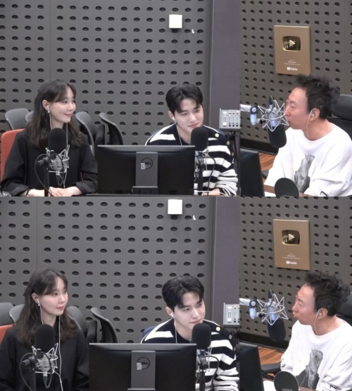사진=왼쪽부터 배우 이유영, 김명수, 박명수/KBS 쿨FM ‘박명수의 라디오쇼’ 캡처