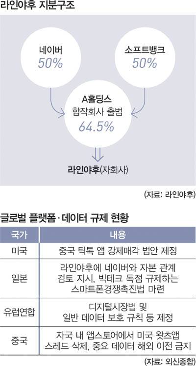 라인야후 지분구조